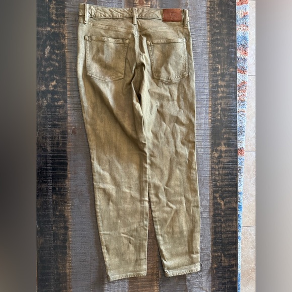 Ralph Lauren jeans metallic golden color size 12 - Picture 7 of 7
